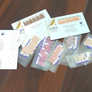 Color street nail polish strips